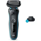 Braun Series 5 50-M1200s Rasierer, schwarz/türkis