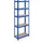 Relaxdays Schwerlastregal Stahl 180x60x30 cm blau 5 Böden bis 500 kg