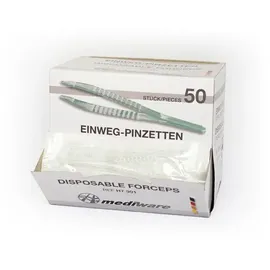 Büttner-Frank Einmalpinzette Kunststoff 50 St