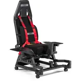 Next Level Racing Flight Seat Pro Sitzplatz Schwarz, Rot für PC