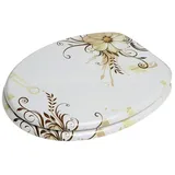 Sanilo WC-Sitz Flower Braun