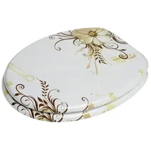 Sanilo WC-Sitz Flower Braun
