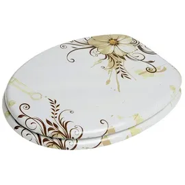 Sanilo WC-Sitz Flower Braun
