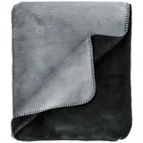 Sportalm Kitzbühel Wohndecke, Anthrazit, 150x200 cm, Oeko-Tex® Standard 100, Schlaftextilien, Bettwäsche, Tagesdecken