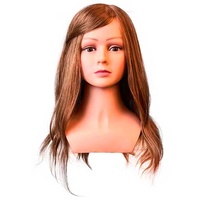 Mex pro Hair Übungskopf Eva mit Schulter 45 cm, Blond