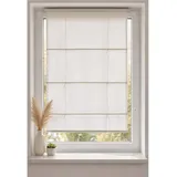 Modernes Raffrollo mit lichtdurchlässigem Stoff Fenster-Rollo leichter Sonnenschutz 925321 Weiß - 1