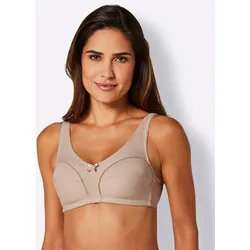 Soft-BH VIANIA, Damen, Gr. 100, Cup D, beige, 100% Baumwolle, BHs