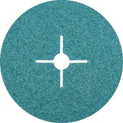 Zirkon Fiberscheibe Ø 180mm Z36 für hohen Abtrag auf Stahl