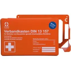 Gramm Medical Betriebsverbandkasten MINI detect,  DIN  13 157, orange
