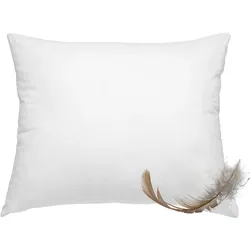 wometo Federkissen Kissen 100% Federn 70x90 - 1200g OEKO-TEX Füllkissen Bezug Baumwolle weiß / Innenkissen / Füllkissen / Kissenfüllung / kleine Sofakissen
