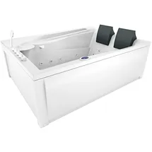 AcquaVapore W12H-TH-C Eckbadewanne 180 x 135 cm (1-tlg)
