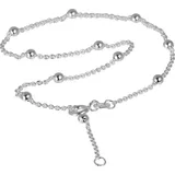 SilberDream Fußkette Silber 925 Sterling Silber ca. 25cm Kugel | Gr.: onesize