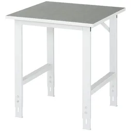 Rau Arbeitstisch Tom BxTxH 750x800x760-1080mm, Linoleum Arbeitsplatte