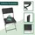 Lemodo Klappstuhl 2er Set Stühle, schwarz Holz-Optik, Campingstuhl