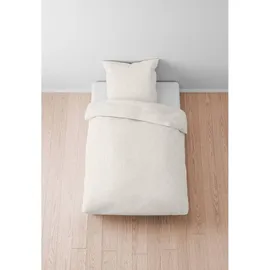 biberna Musselin Uni Beige 135 x 200 cm + 80 x 80 cm