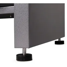 Ondis24 Lochwand Metall 160 cm grau ohne Bestückung