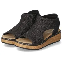 Rieker Sandalette in schwarz Gr.: 36