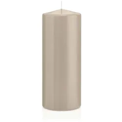 Wiedemann Kerzen Stumpenkerzen Schlamm 200 x Ø 78 mm, 8 Stück