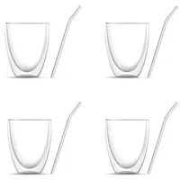 BEM Thermoglas Doppelwandige Kaffeegläser 0,33 l 4-tlg.