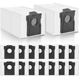 bisenkud 16 Stück Staubbeutel für Dreame L10s Ultra Gen 3 / Gen 2 / X50 Ultra Complete / L40s / L40 Ultra / Matrix10 Ultra / Aqua10 Ultra / X30 / X40 / Mo...