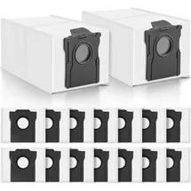 bisenkud 16 Stück Staubbeutel für Dreame L10s Ultra Gen 3 / Gen 2 / X50 Ultra Complete / L40s / L40 Ultra / Matrix10 Ultra / Aqua10 Ultra / X30 / X40 / Mo...