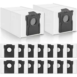 bisenkud 16 Stück Staubbeutel für Dreame L10s Ultra Gen 3 / Gen 2 / X50 Ultra Complete / L40s / L40 Ultra / Matrix10 Ultra / Aqua10 Ultra / X30 / X40 / Mo...