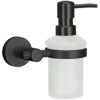 KLEINE WOLKE Seifenspender »Apollo Nero«, Glas/Aluminium schwarz
