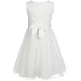 happy girls Tüllkleid HAPPY GIRLS "tulle dress with flowers", Mädchen, Gr. 98, N-Gr, ecru, Jersey, Obermaterial: 100% Polyester, unifarben, Rundhals, Kleider