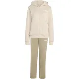 adidas Essentials Linear Trainingsanzug Beige XS