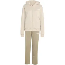 adidas Essentials Linear Trainingsanzug Beige XS