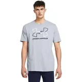 Under Armour Foundation Sportshirt Herren 011 mod gray medium heather/black L