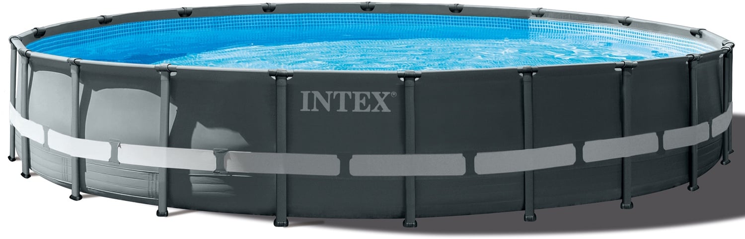 Intex Frame Swimming Pool Set "Ultra Rondo XTR",anthrazit,Ø 610 x 122 cm