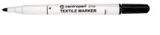 Marker Centropen 2739 für Textilien schwarze zylindrische Spitze 3,5 mm