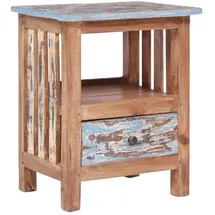 vidaXL Nachttisch 41x30x50 cm Altholz Massiv