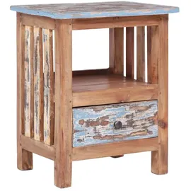 vidaXL Nachttisch 41x30x50 cm Altholz Massiv