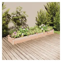 vidaXL Hochbeet mit Einsatz Massivholz Tanne 240 x 45 x 25 cm