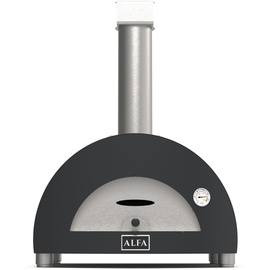 Alfa Forni Holzkohlegrills Marke Modernes Modell 1 Pizza Legna Ardesia Grey
