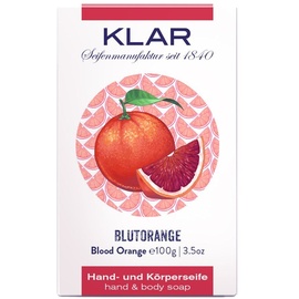 Klar Seifen Klar-Seifen - Blutorangenseife (palmölfrei) 100 g