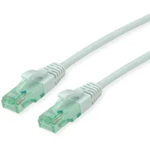 roline recycled material ROLINE RM Patchkabel Kat.6A UTP, grau, 0,3 m