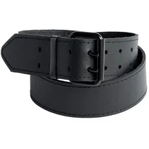 KWB Gürtel Leder Schwarz 135