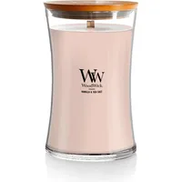 Woodwick Hourglass große Duftkerze 610 g beige