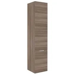 Hochschrank Serie MBF, 2 Türen, Hanf Ulme, Anschlag rechts, 350 x 1625 x 370 mm - 93 173 67