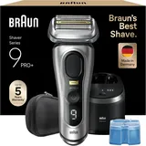 Braun Rasierer Herren Elektrisch Series 9 PRO+, 9567Cc, Silber - Elektrorasierer