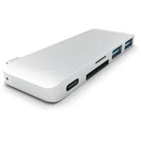 Satechi USB-C Passthrough Hub Silber für Macbook 12"