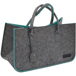 Schwerlast Filztasche - 50x25x25 Filz Einkaufstasche - Kamintasche Kaminholzkorb