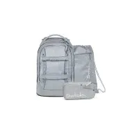 Satch Pack Schulrucksack Set Washed Blue