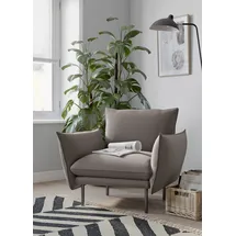 OTTO home Sessel Stine Cocktailsessel Polyester 96 x 86 x 86 cm Grau
