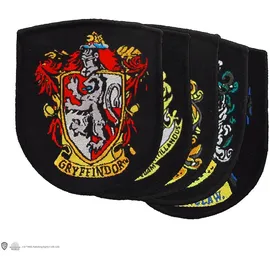 Cinereplicas Cinereplicas® Unisex Harry Potter Hogwarts Aufnäher 5 Teiliges Set