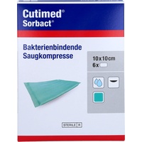 B2B Medical GmbH CUTIMED Sorbact Saugkompressen 10x10 cm