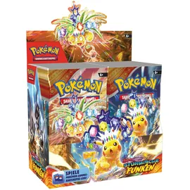 Pokémon KP08 Karmesin & Purpur Stürmische Funken Booster Display